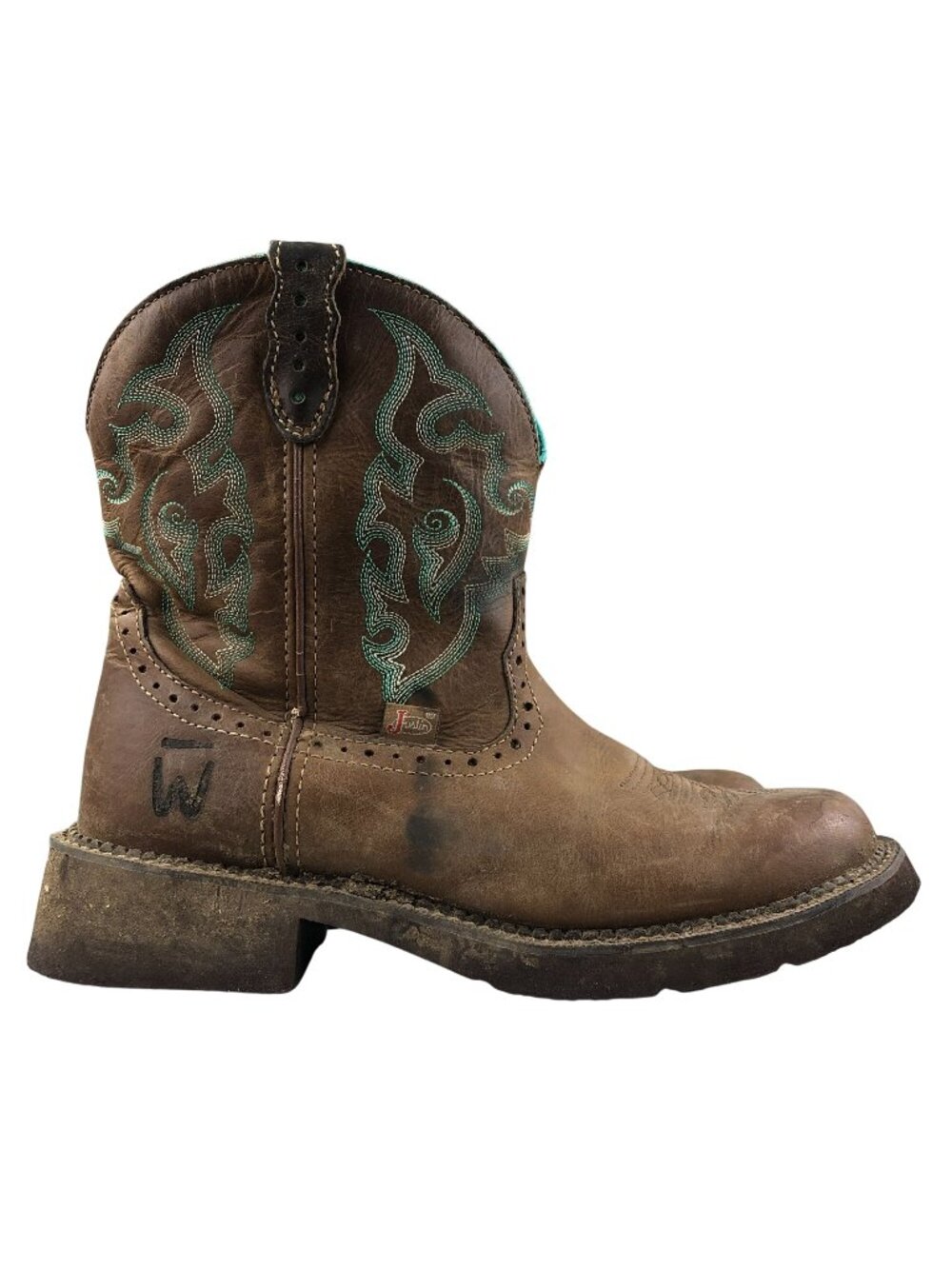 Justin Boots Women's Size 10B Gypsy Brown Leather L9606 Western Boots FAIR
